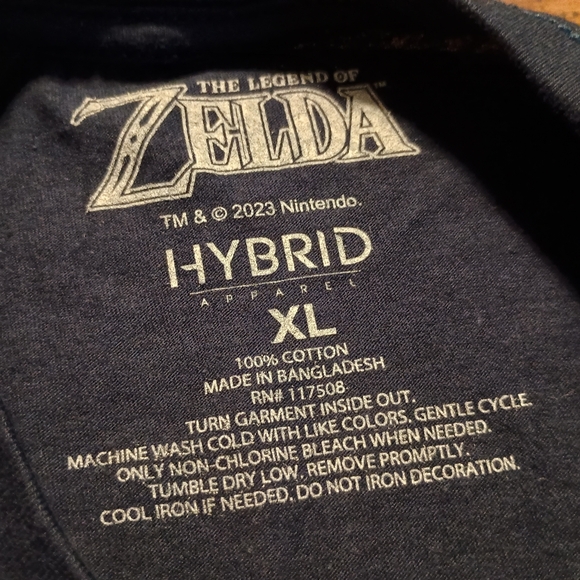 LEGEND OF ZELDA T-SHIRT - XL // Nintendo Link Video Game Graphic Tee Shirt - Picture 9 of 9